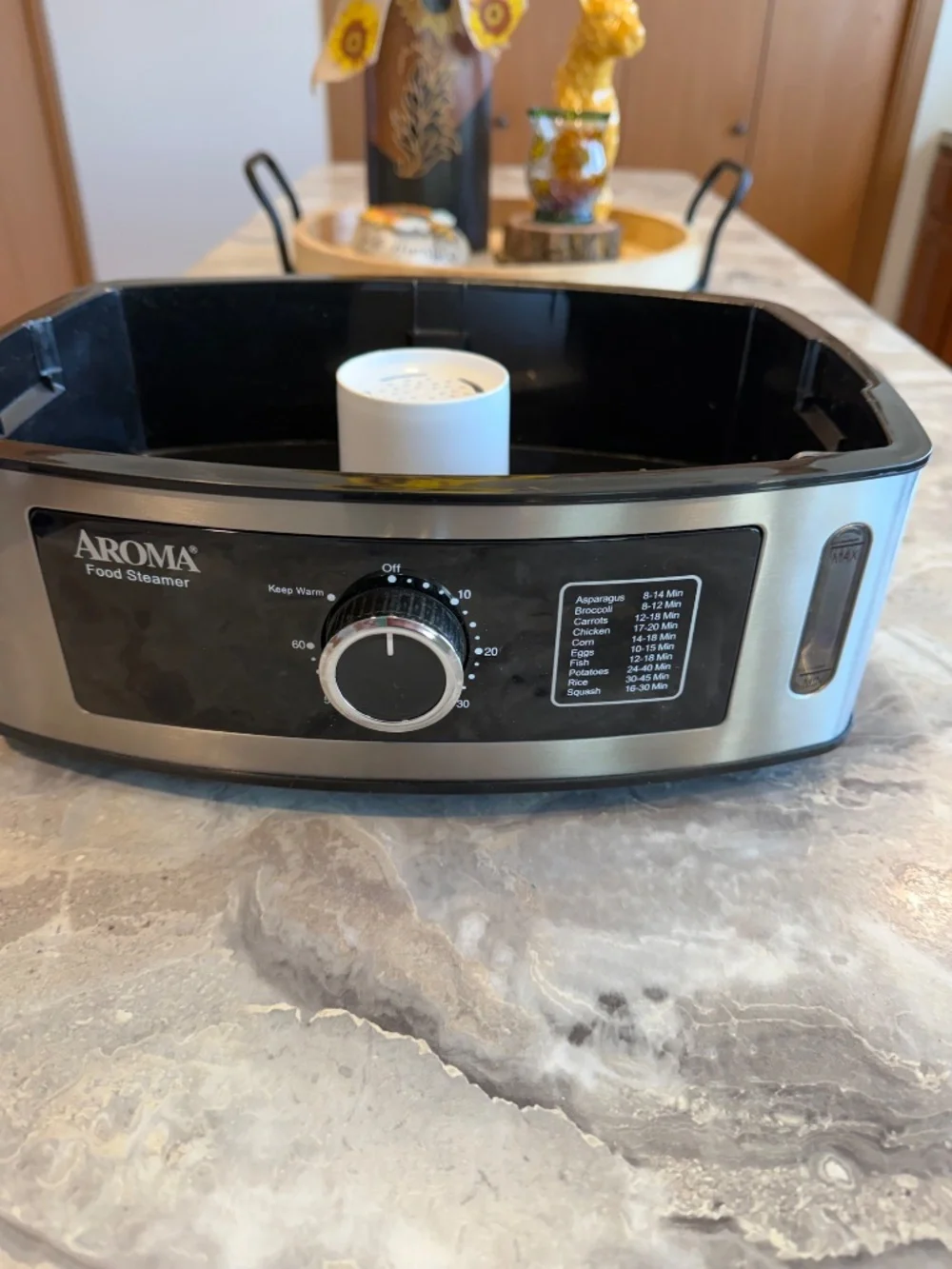 Aroma food steamer model AFS – 210585 5 quart electric professional steamer i